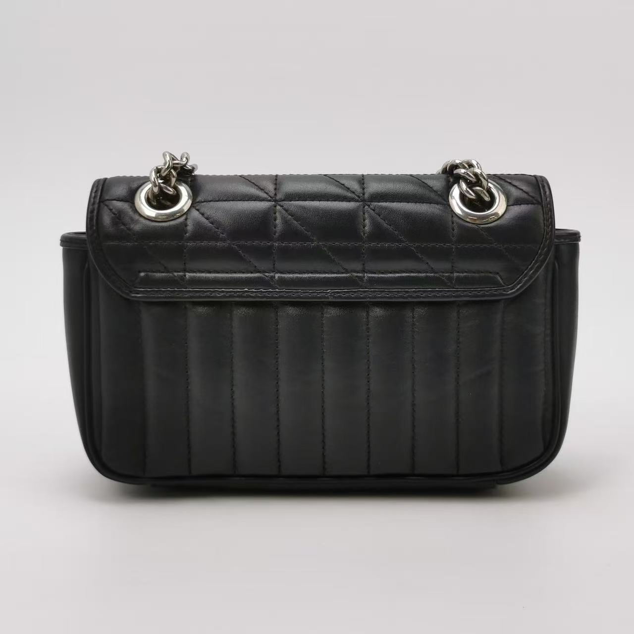 Gucci - GG Marmont Mini Flap Bag - Leather - Black - (Mini)