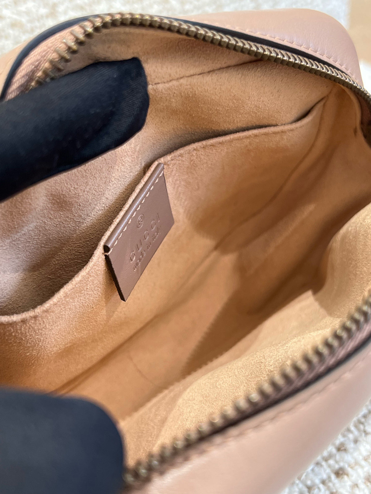 Gucci - GG Marmont Mini - Leather - Beige - (Mini)