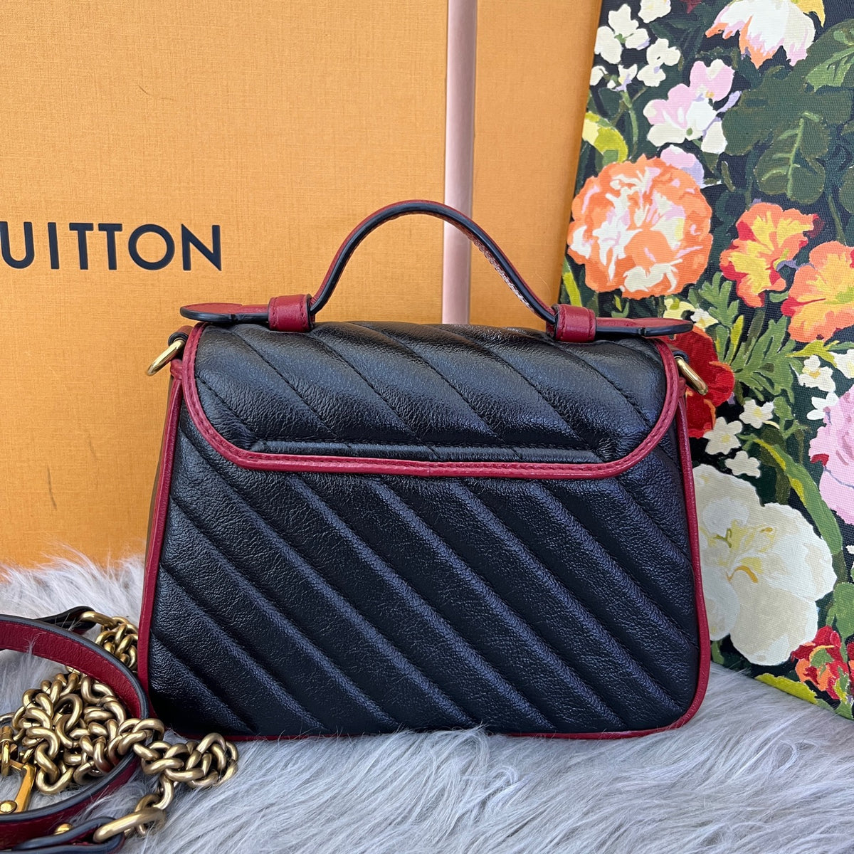 Gucci - GG Marmont Mini - Leather - Black - (mini)