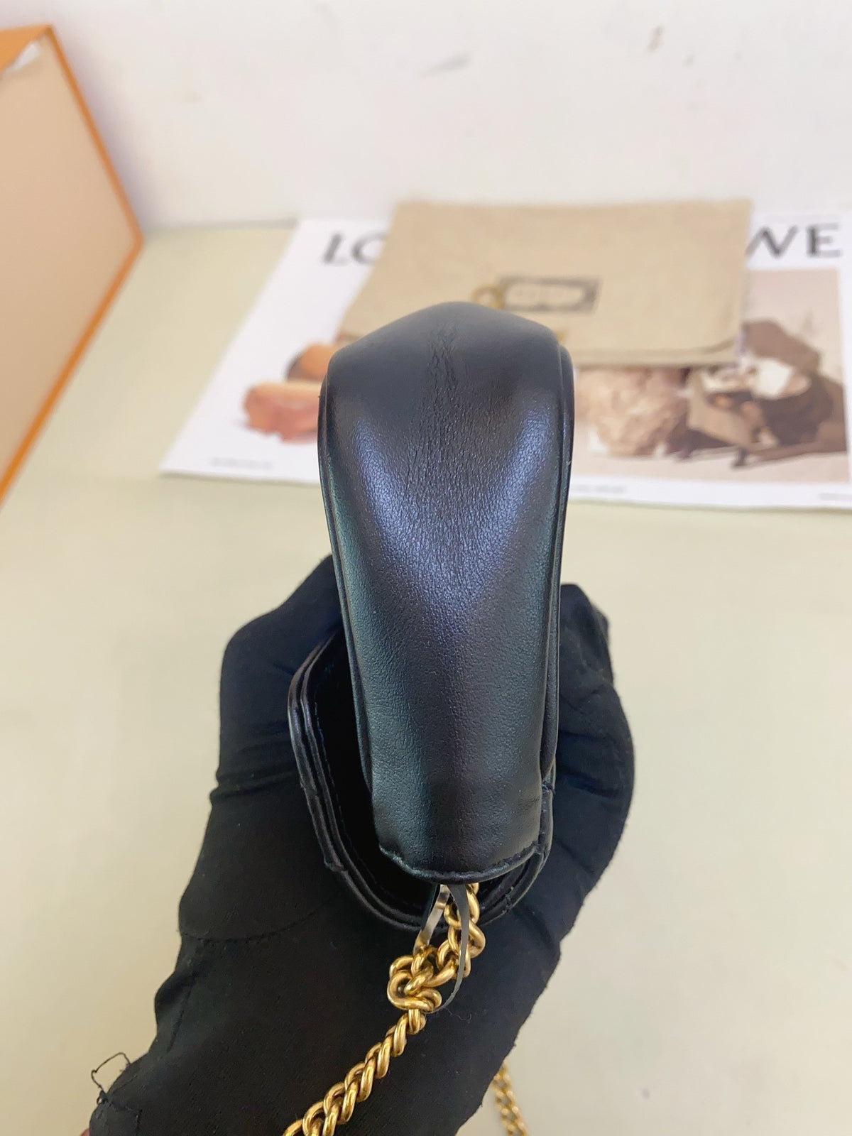 Gucci - GG Marmont Mini - Leather - Black - (mini)