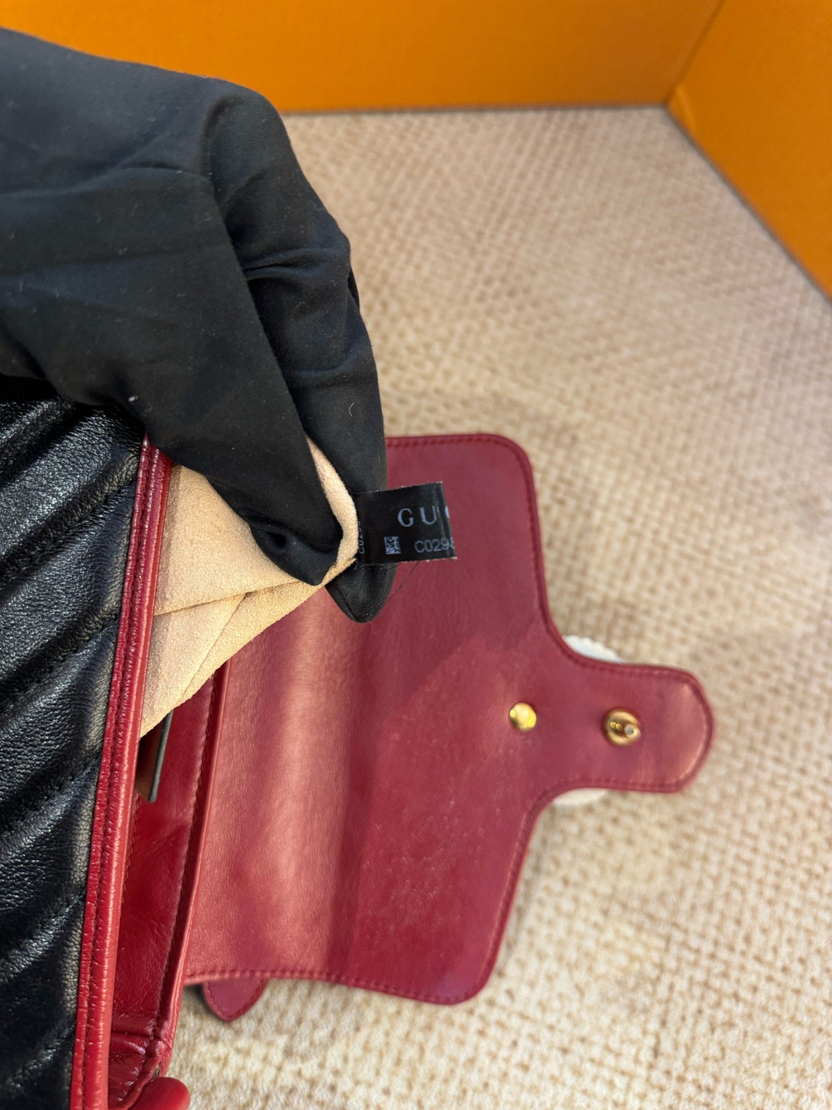Gucci - GG Marmont Mini - Leather - Black - (mini)