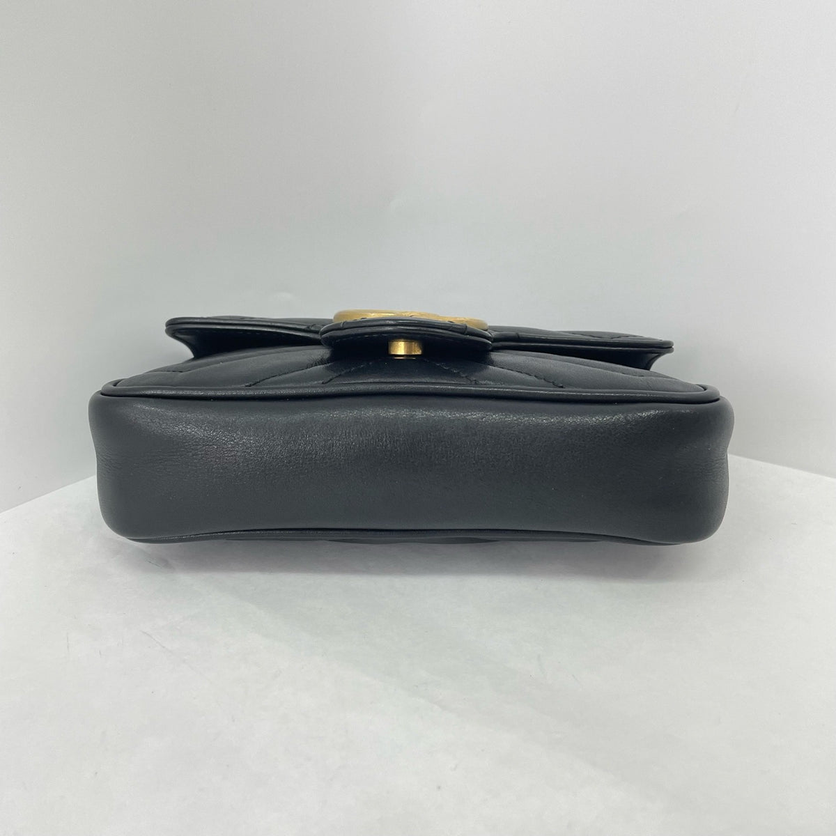 Gucci - GG Marmont Mini - Leather - Black - (mini)