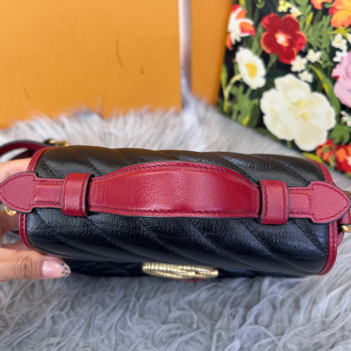 Gucci - GG Marmont Mini - Leather - Black - (mini)
