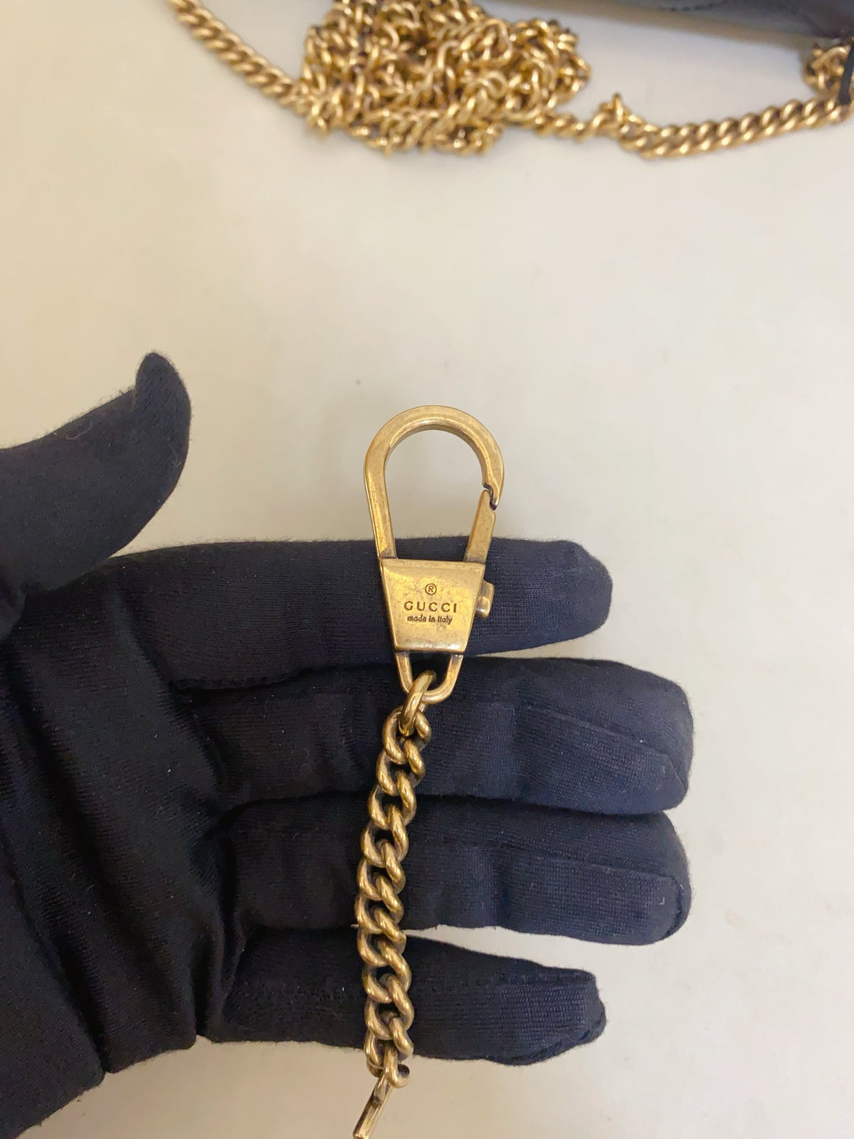 Gucci - GG Marmont Mini - Leather - Black - (mini)