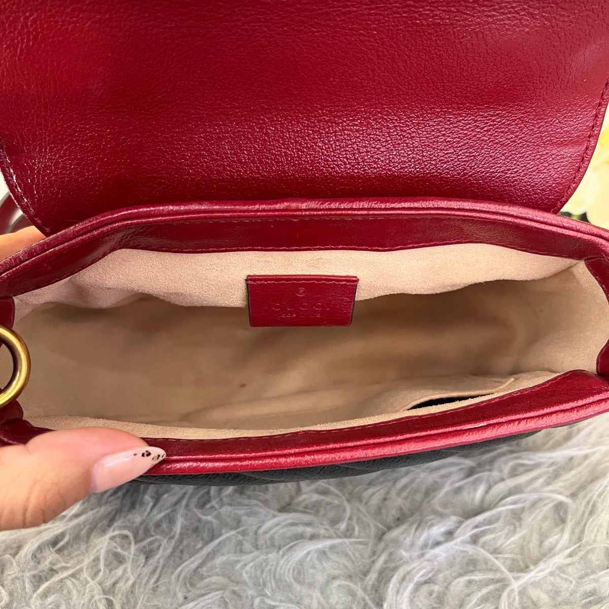 Gucci - GG Marmont Mini - Leather - Black - (mini)