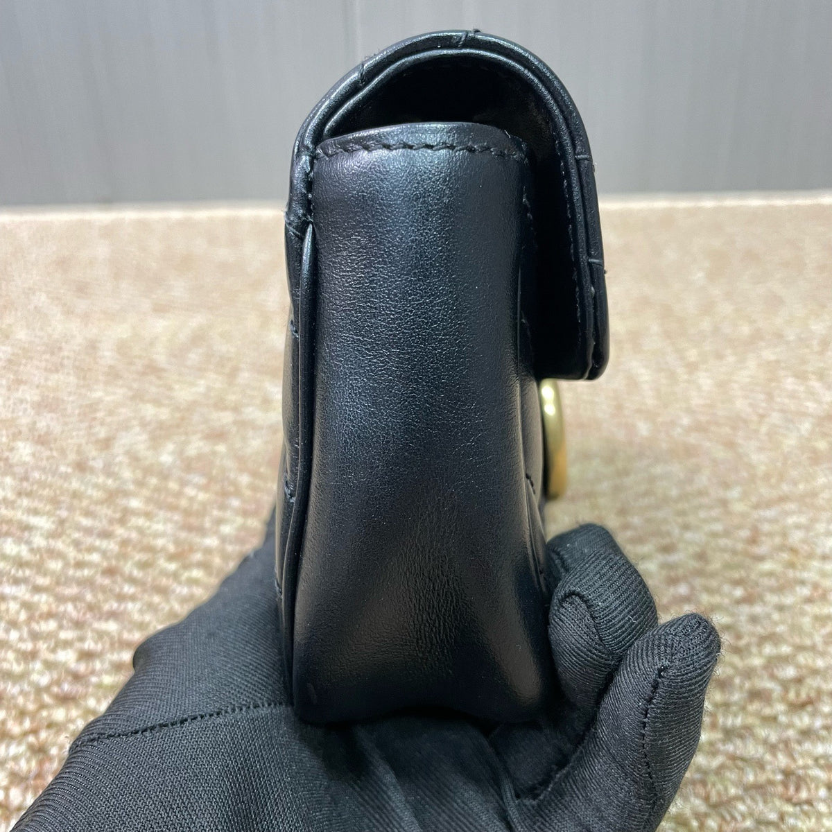 Gucci - GG Marmont Mini - Leather - Black - (mini)