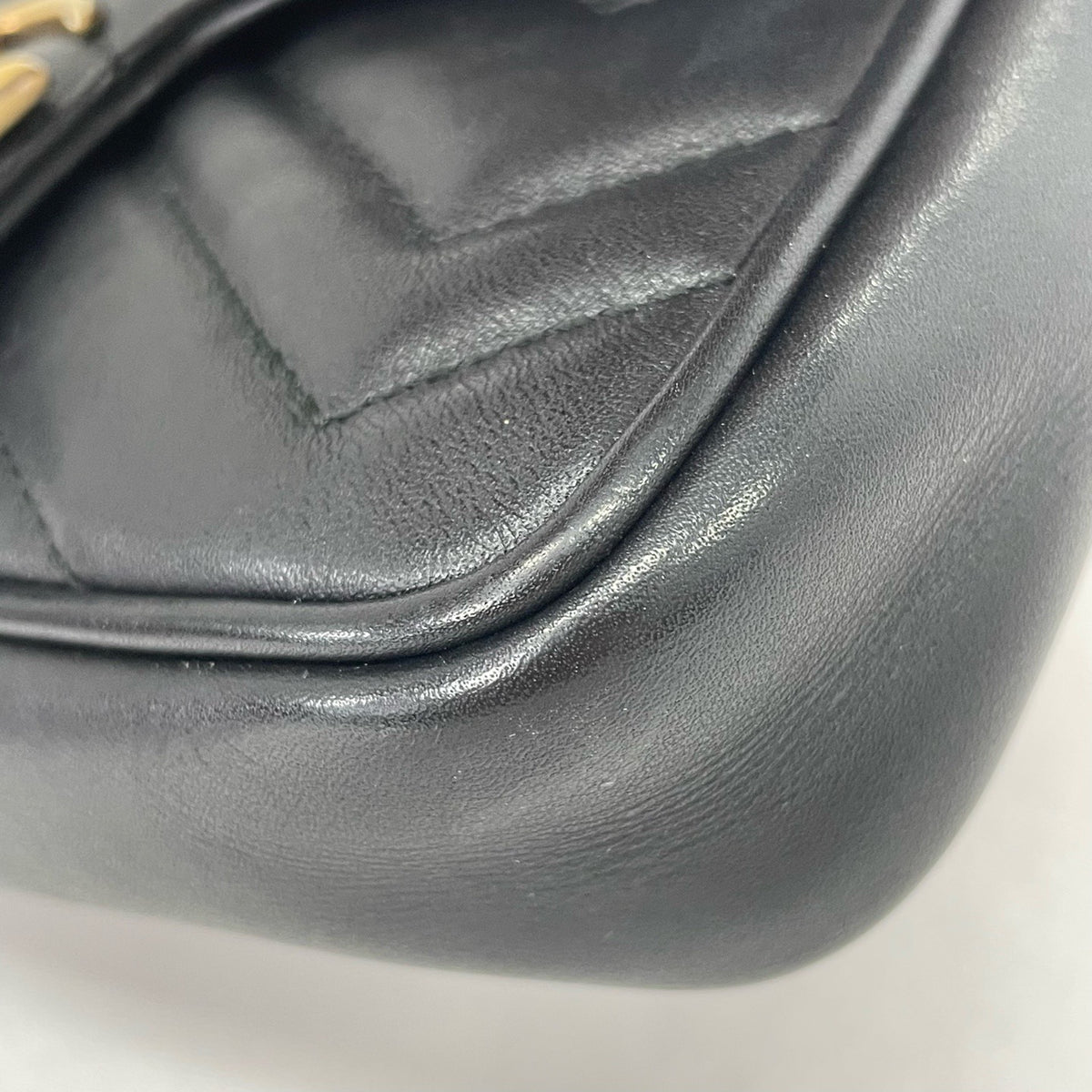 Gucci - GG Marmont Mini - Leather - Black - (mini)