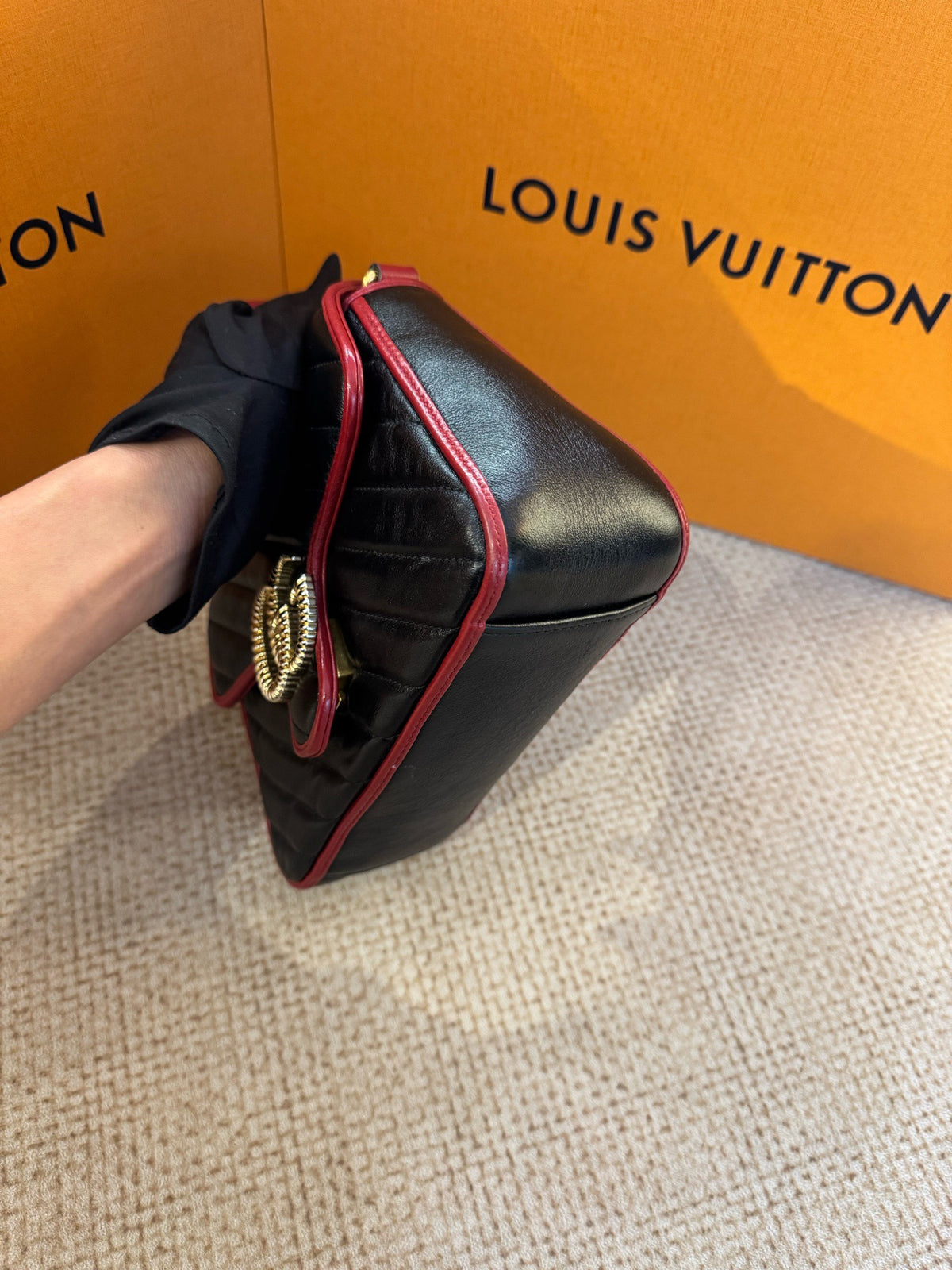 Gucci - GG Marmont Mini - Leather - Black - (mini)