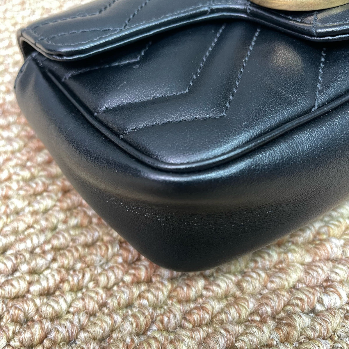 Gucci - GG Marmont Mini - Leather - Black - (mini)