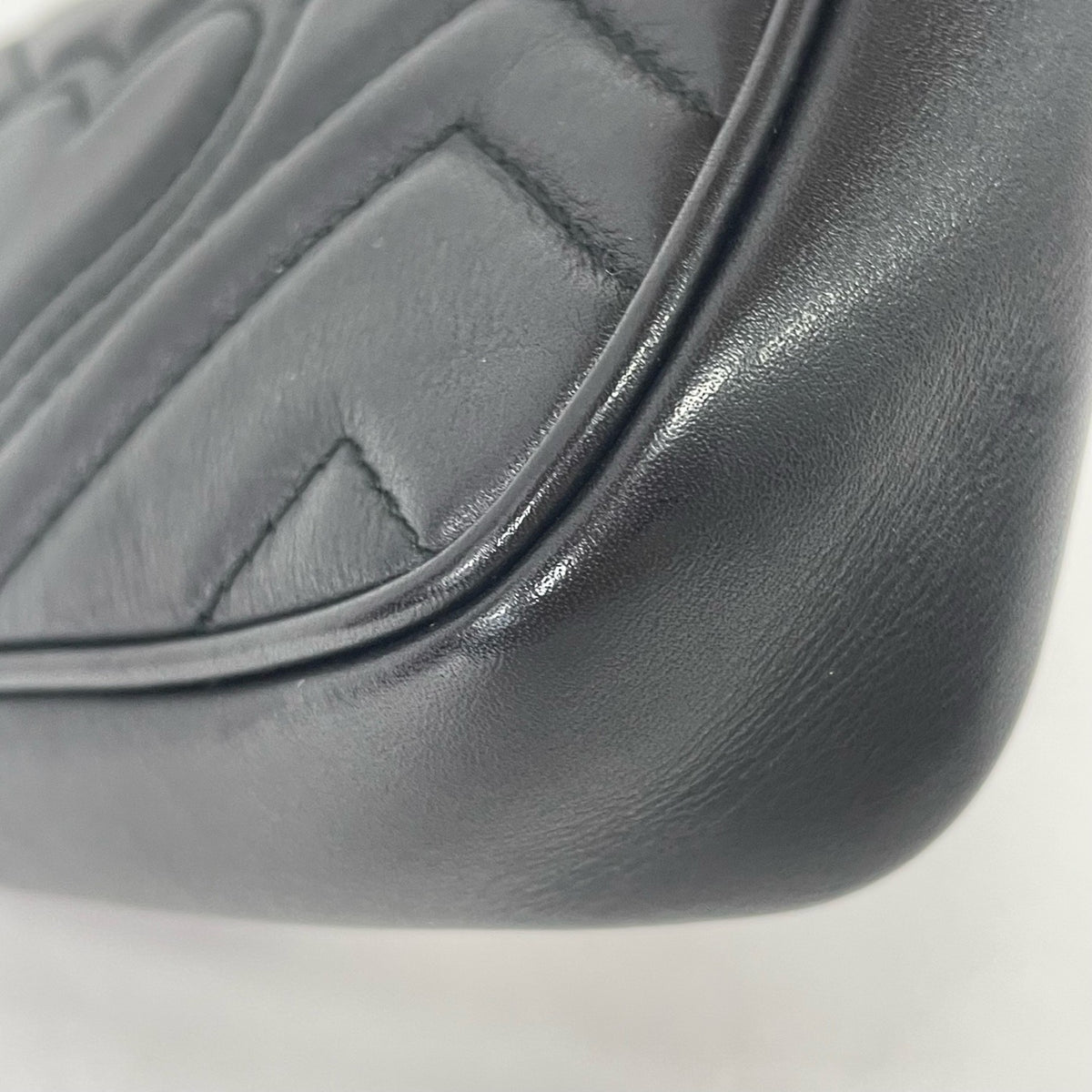 Gucci - GG Marmont Mini - Leather - Black - (mini)