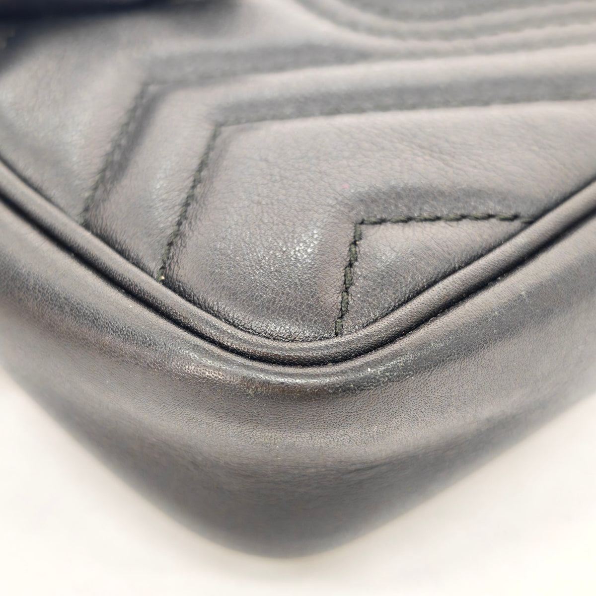 Gucci - GG Marmont Mini - Leather - Black - (mini)