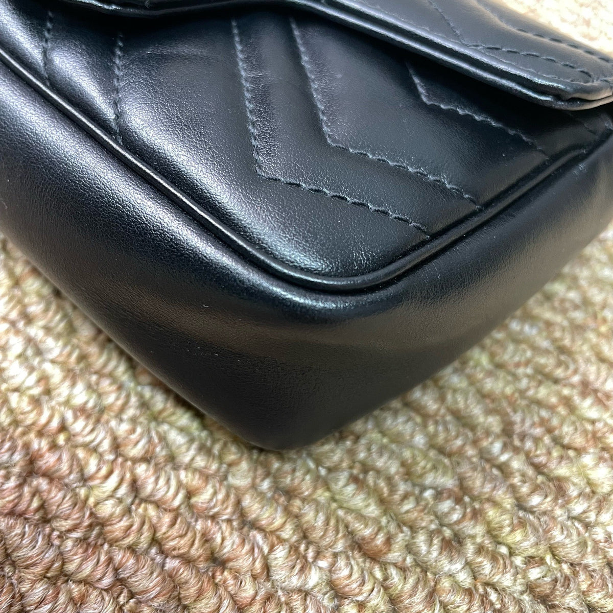 Gucci - GG Marmont Mini - Leather - Black - (mini)