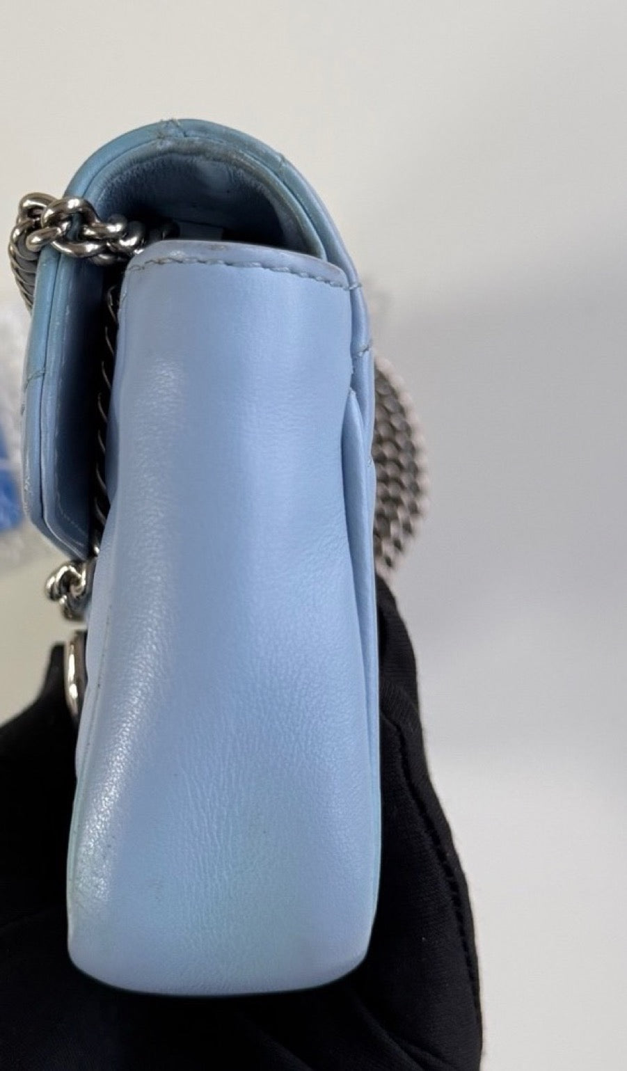 Gucci - GG Marmont Mini - Leather - Blue - (mini)