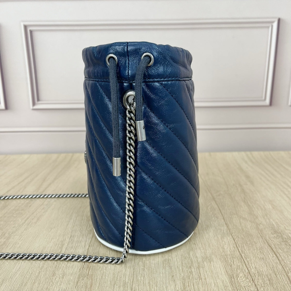 Gucci - GG Marmont Mini - Leather - Blue - (mini)