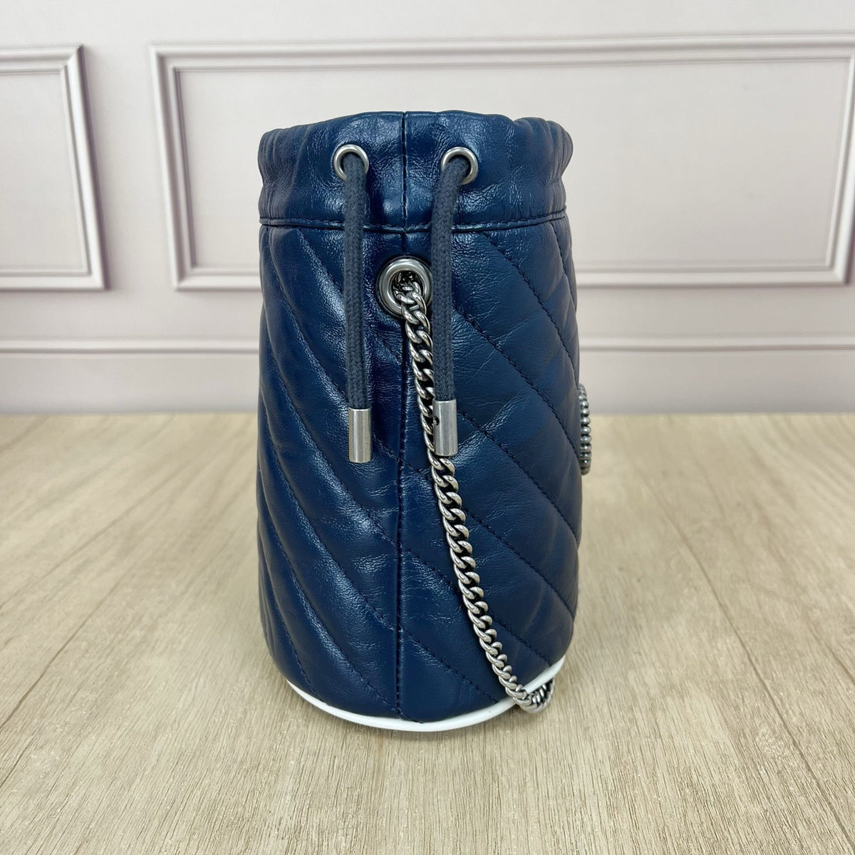 Gucci - GG Marmont Mini - Leather - Blue - (mini)