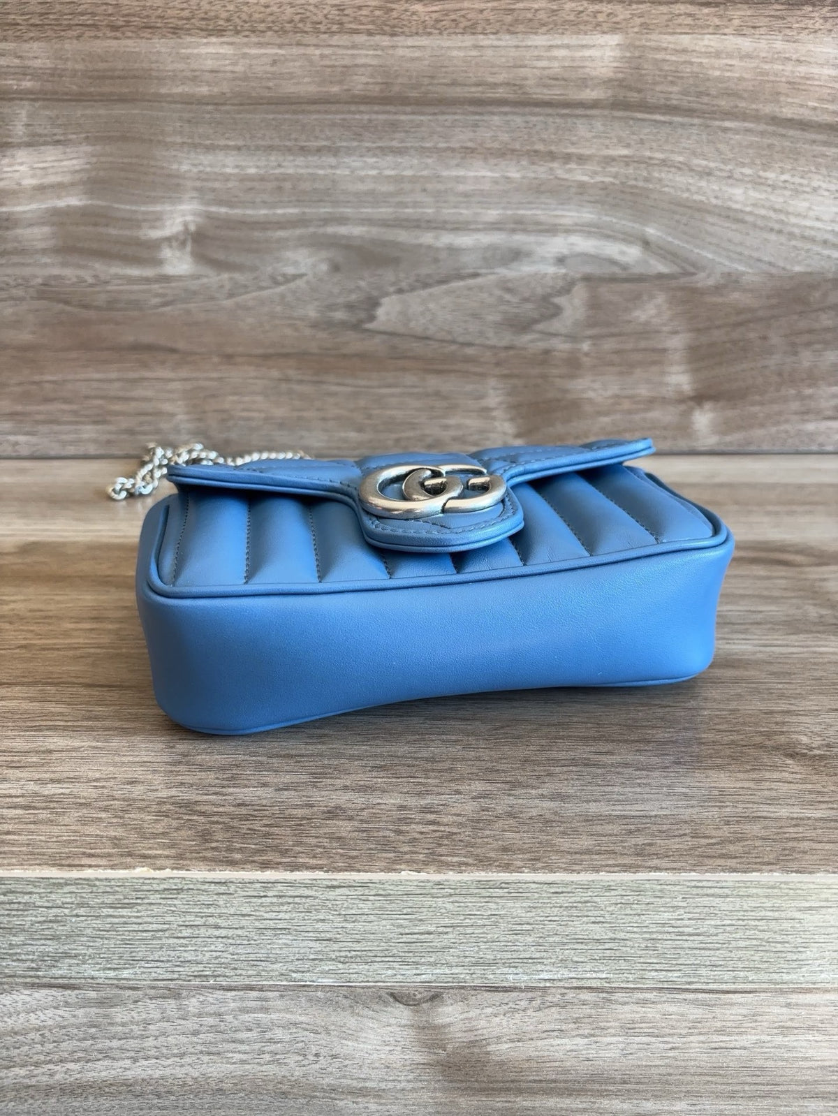 Gucci - GG Marmont Mini - Leather - Blue - (Mini)