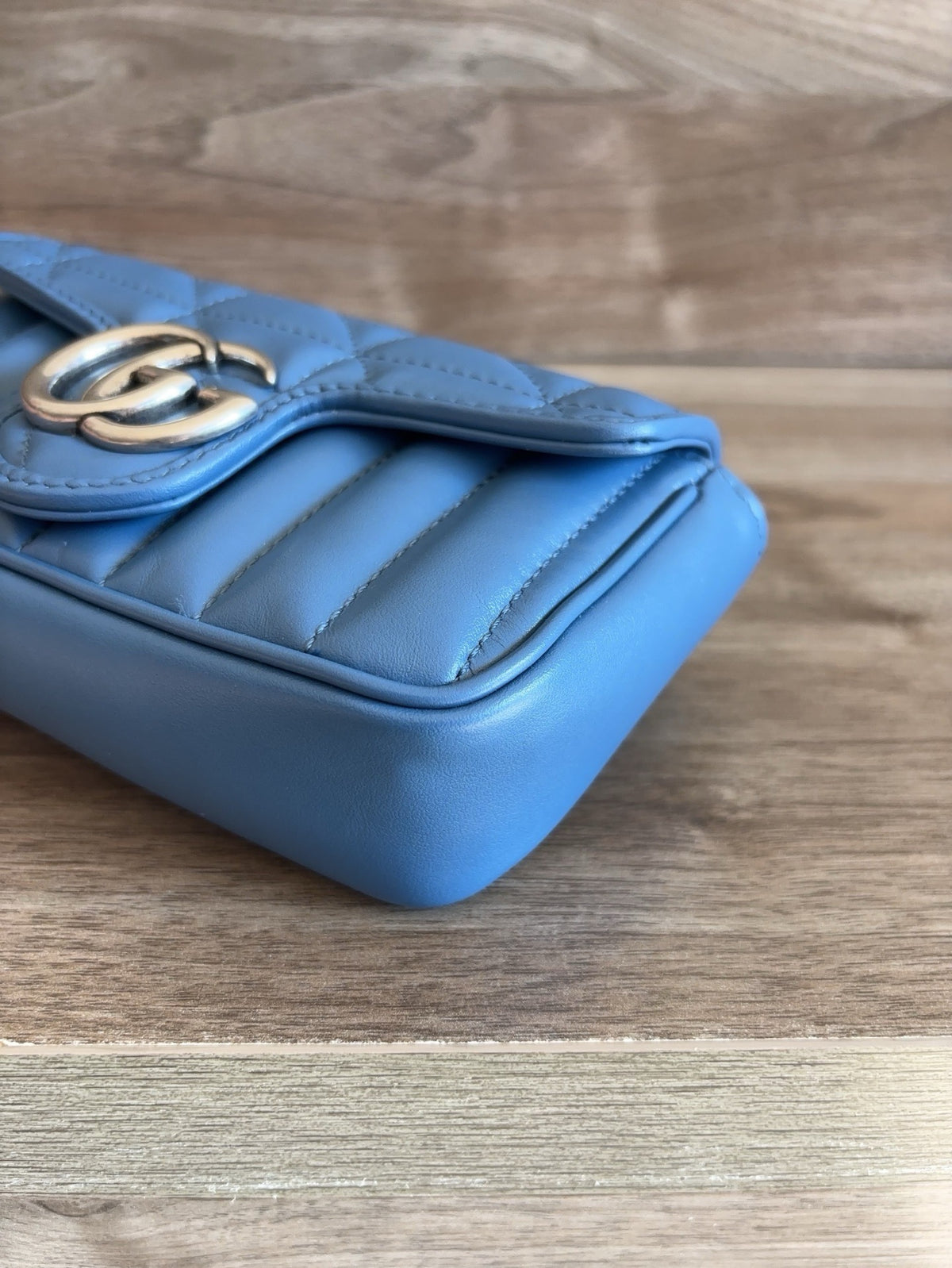 Gucci - GG Marmont Mini - Leather - Blue - (Mini)