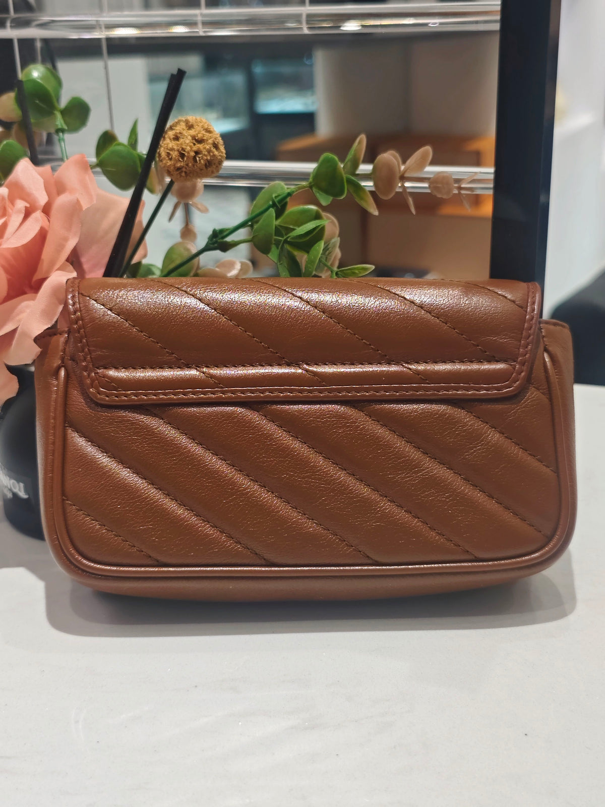 Gucci - GG Marmont Mini - Leather - Brown - (mini)