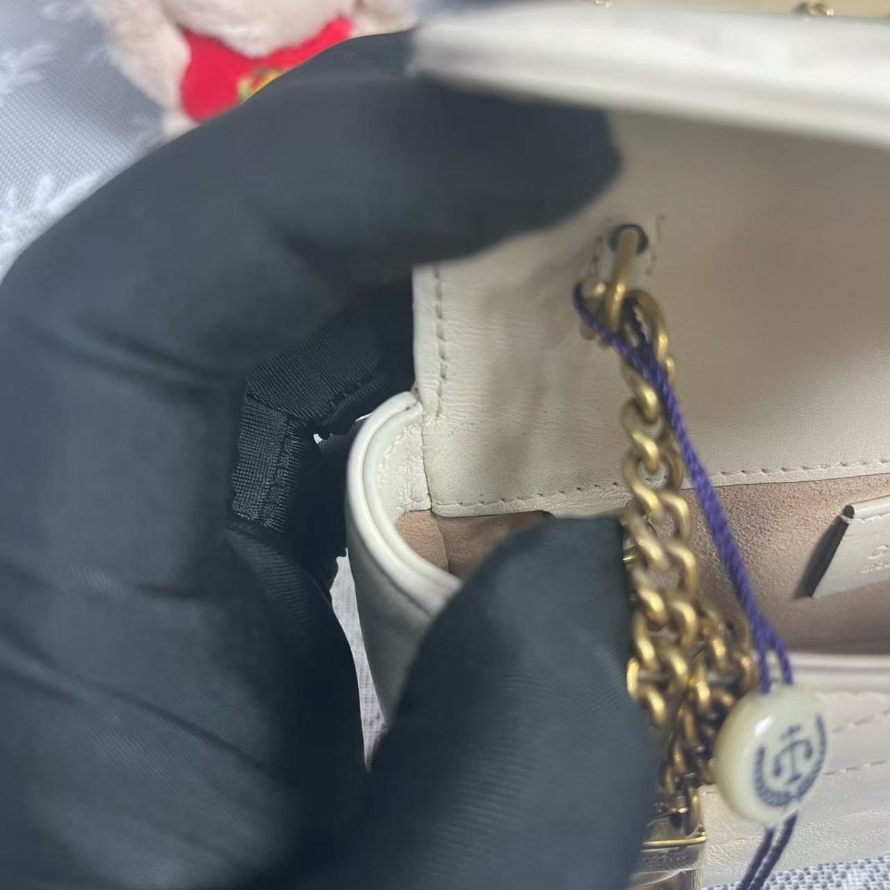 Gucci - GG Marmont Mini Shoulder Bag - Matelassé leather - White - (mini)