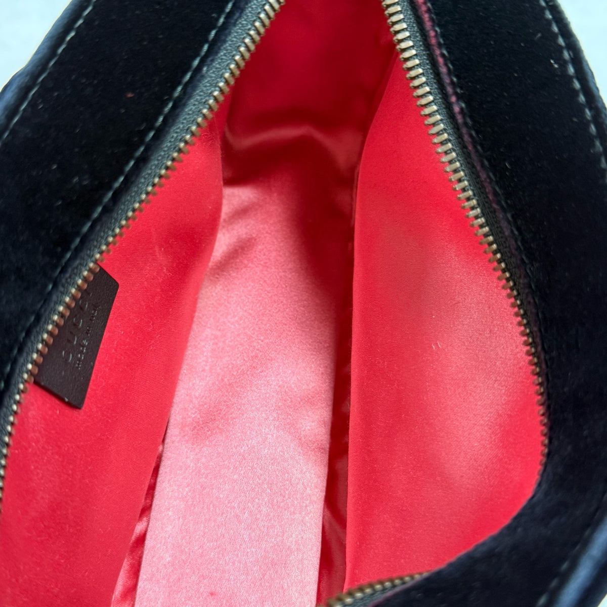 Gucci - GG Marmont Mini - Velvet - Black - (mini)