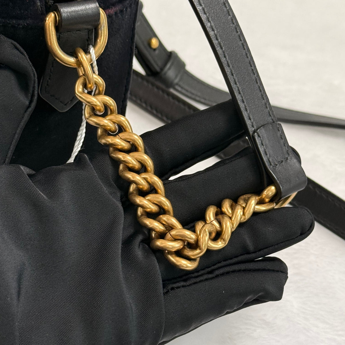 Gucci - GG Marmont Mini - Velvet - Black - (mini)