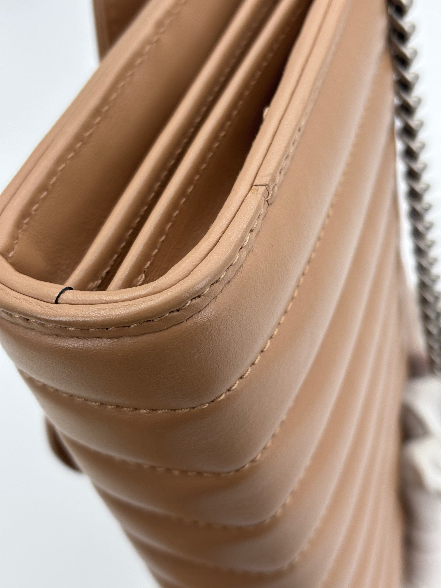Gucci - GG Marmont Shoulder Bag - Leather - Beige - (Mini)