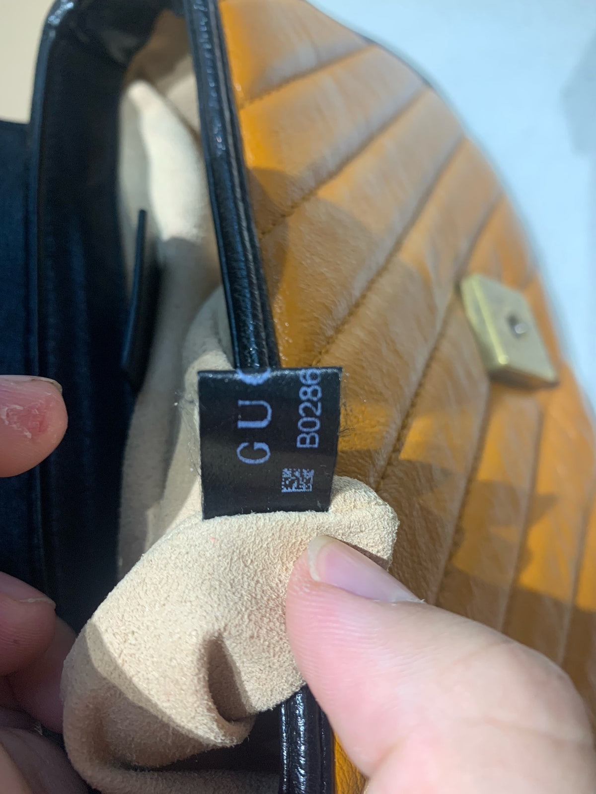 Gucci - GG Marmont Small - Leather - Brown - (small)
