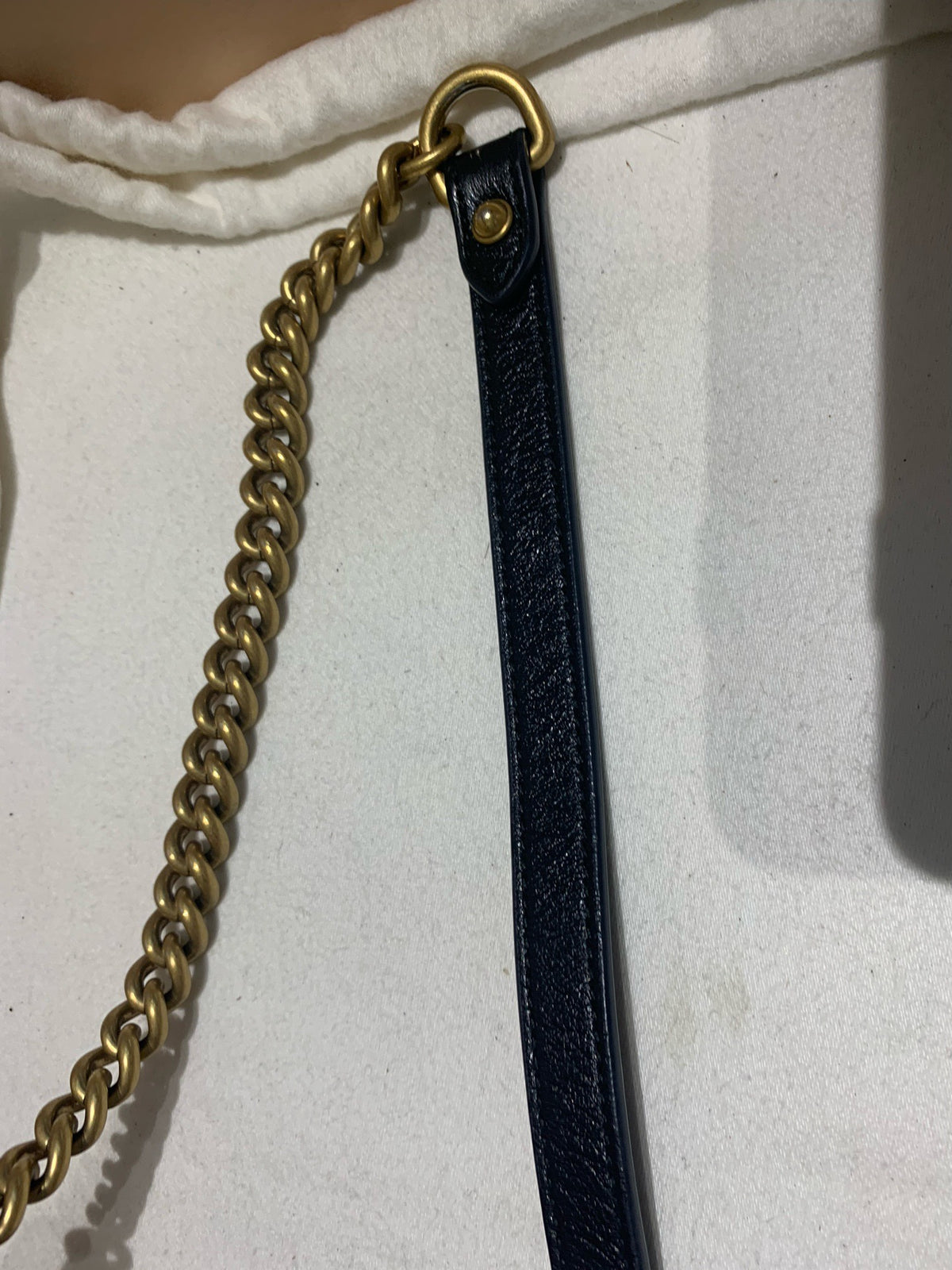 Gucci - GG Marmont Small - Leather - Brown - (small)