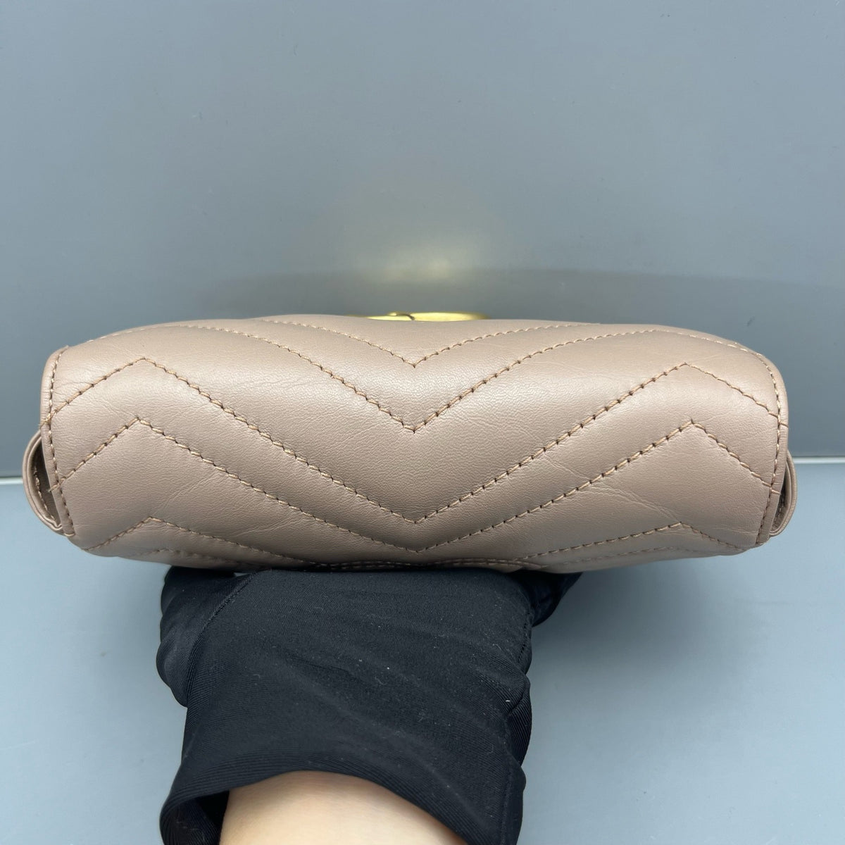 Gucci - GG Marmont Super Mini - Leather - Beige - (mini)