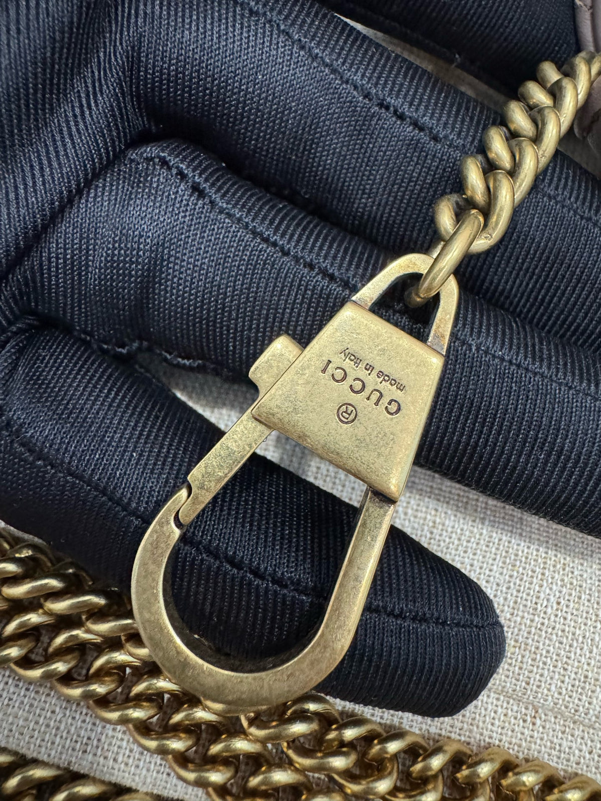 Gucci - GG Marmont Super Mini - Leather - Beige - (mini)