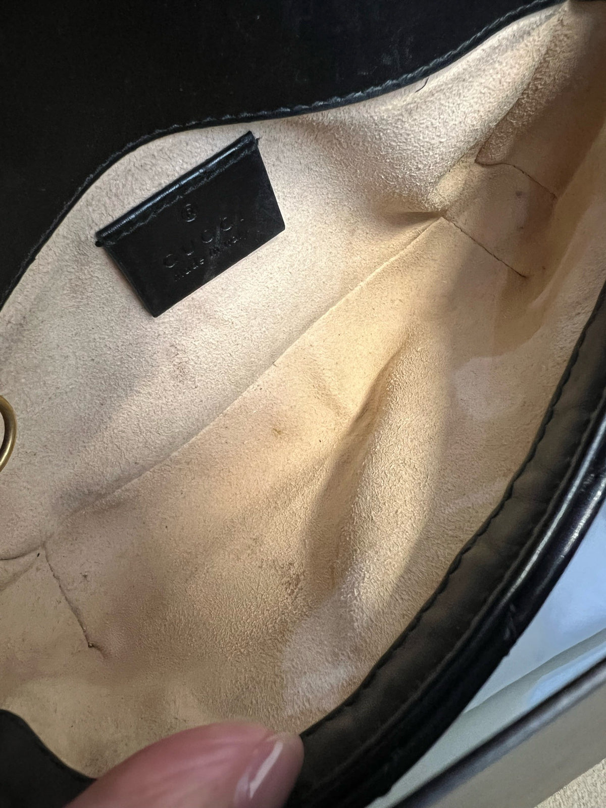 Gucci - GG Marmont Super Mini - Leather - Black - (mini)