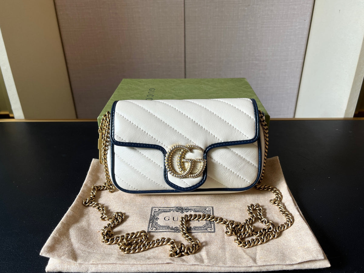 Gucci - GG Marmont Super Mini - Leather - Multicolour - (mini)