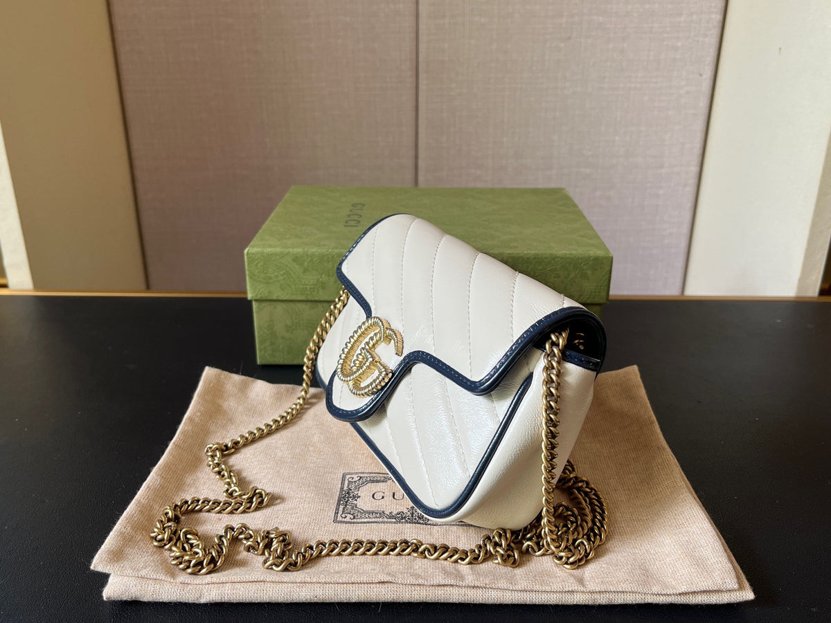 Gucci - GG Marmont Super Mini - Leather - Multicolour - (mini)