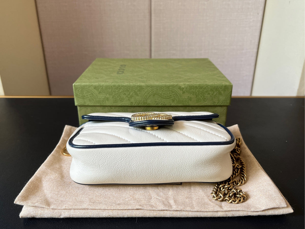 Gucci - GG Marmont Super Mini - Leather - Multicolour - (mini)