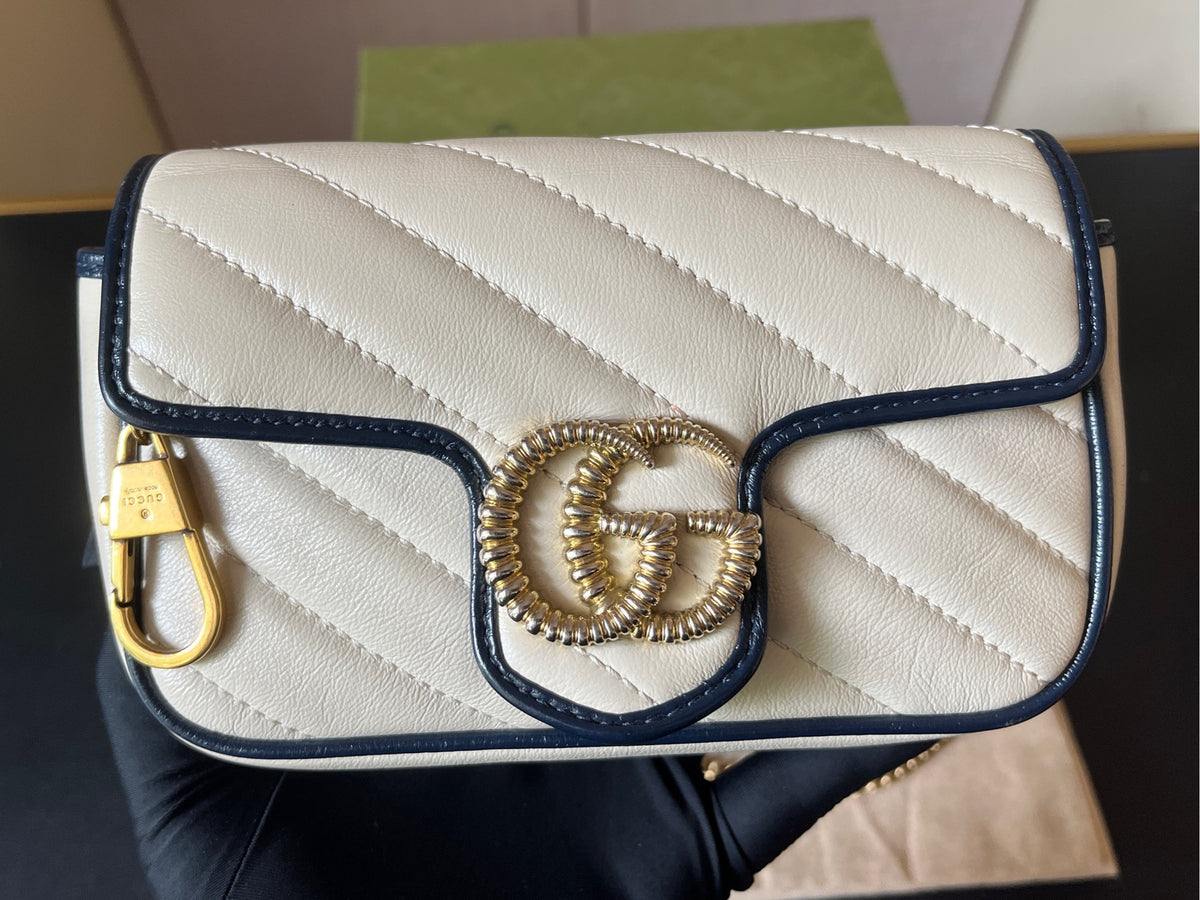 Gucci - GG Marmont Super Mini - Leather - Multicolour - (mini)