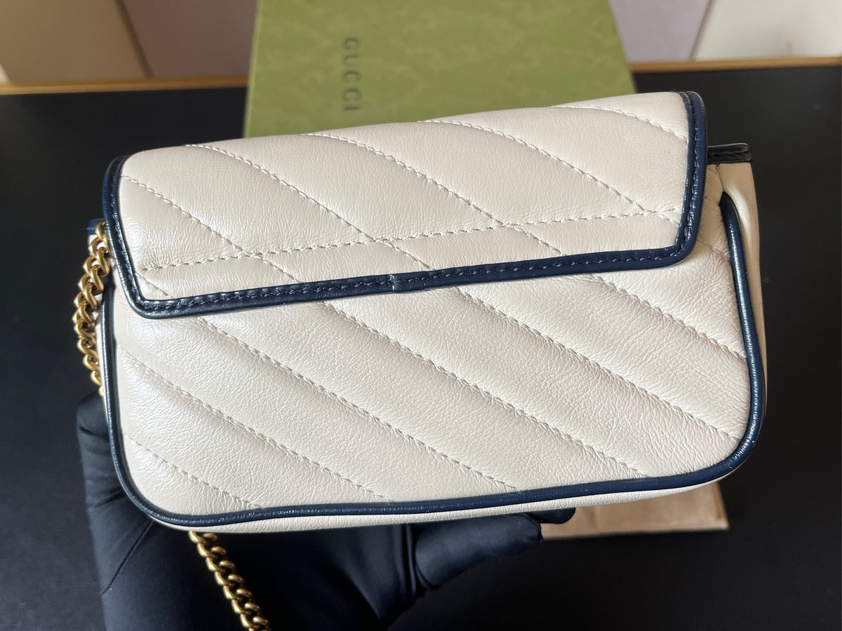 Gucci - GG Marmont Super Mini - Leather - Multicolour - (mini)