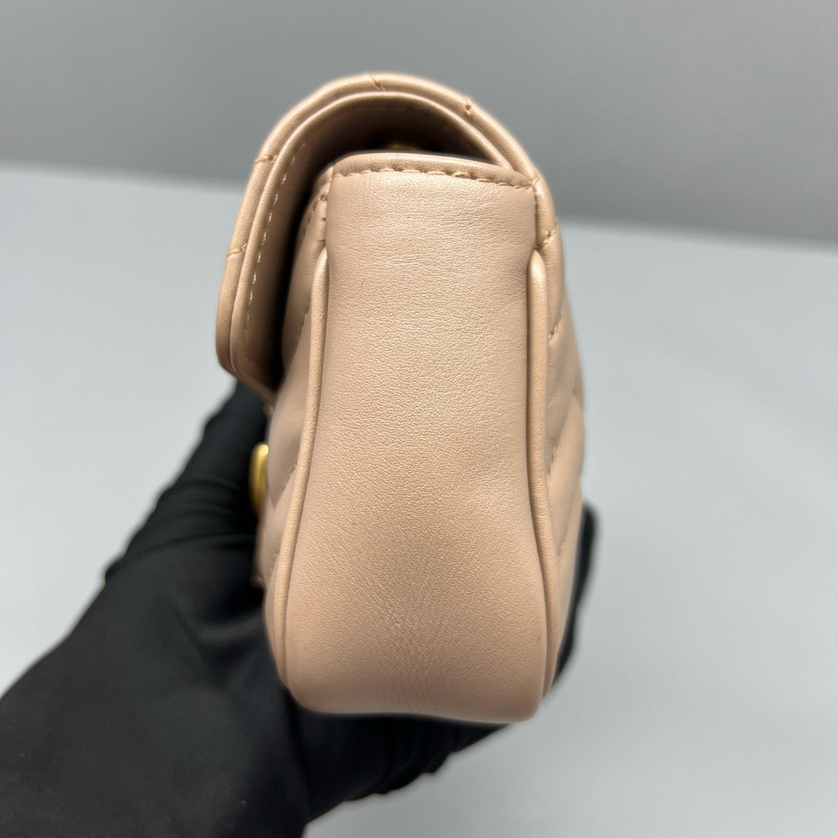 Gucci - GG Marmont Super Mini - Leather - Pink - (mini)