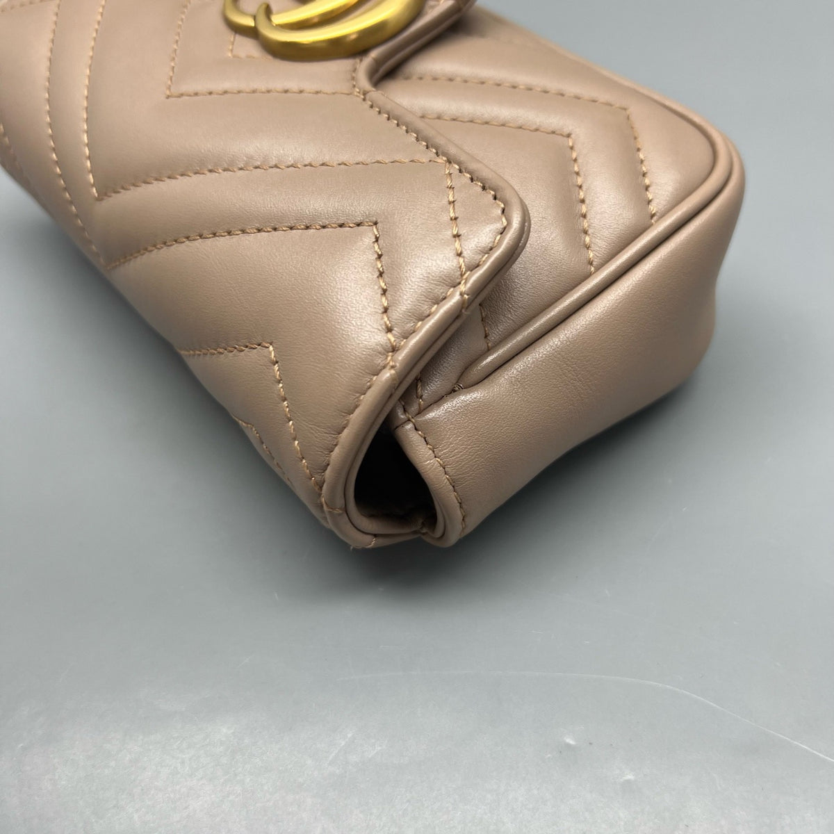 Gucci - GG Marmont Super Mini - Leather - Pink - (mini)
