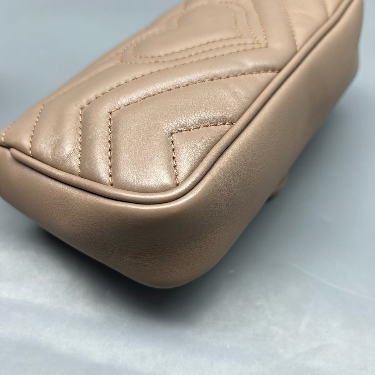 Gucci - GG Marmont Super Mini - Leather - Pink - (mini)