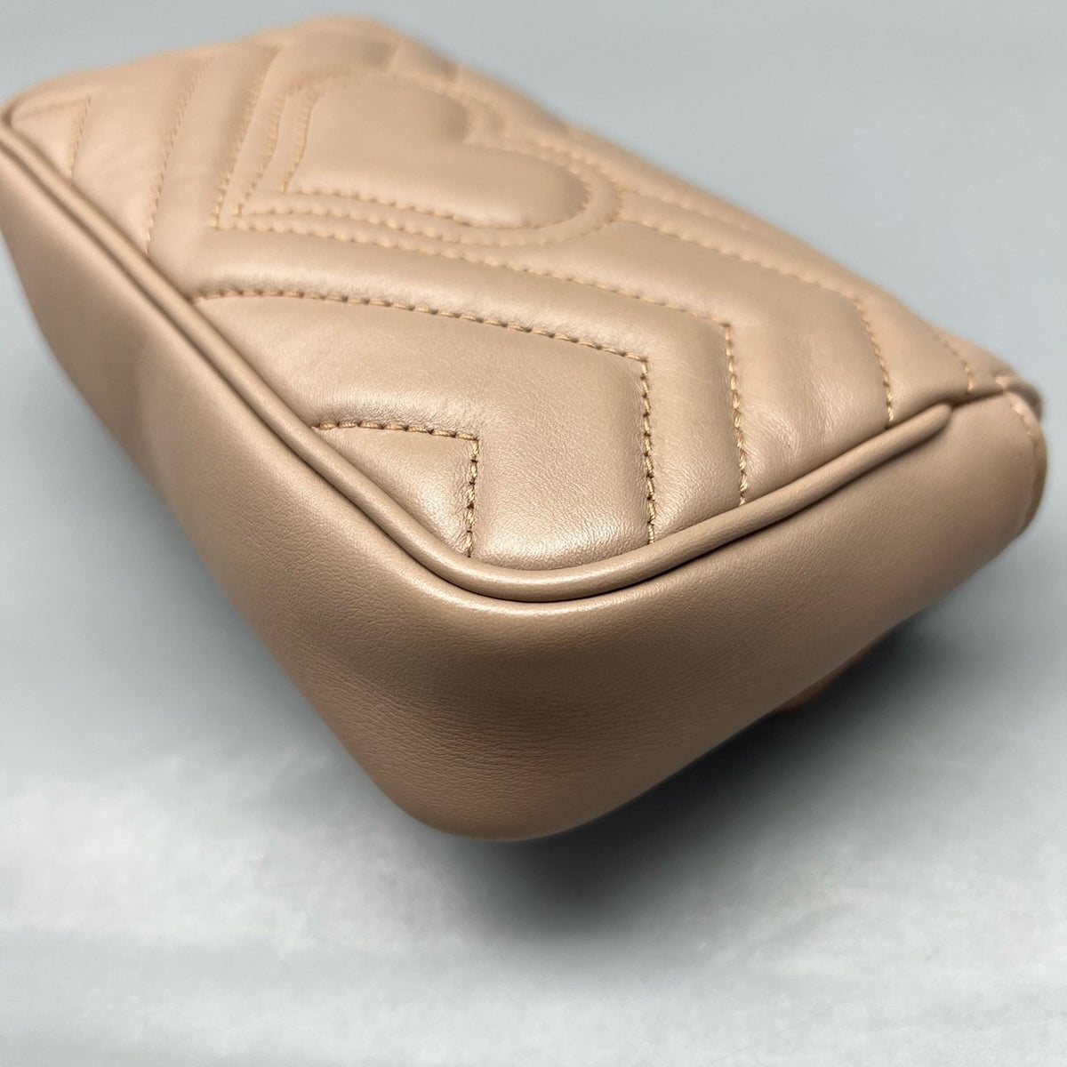 Gucci - GG Marmont Super Mini - Leather - Pink - (mini)