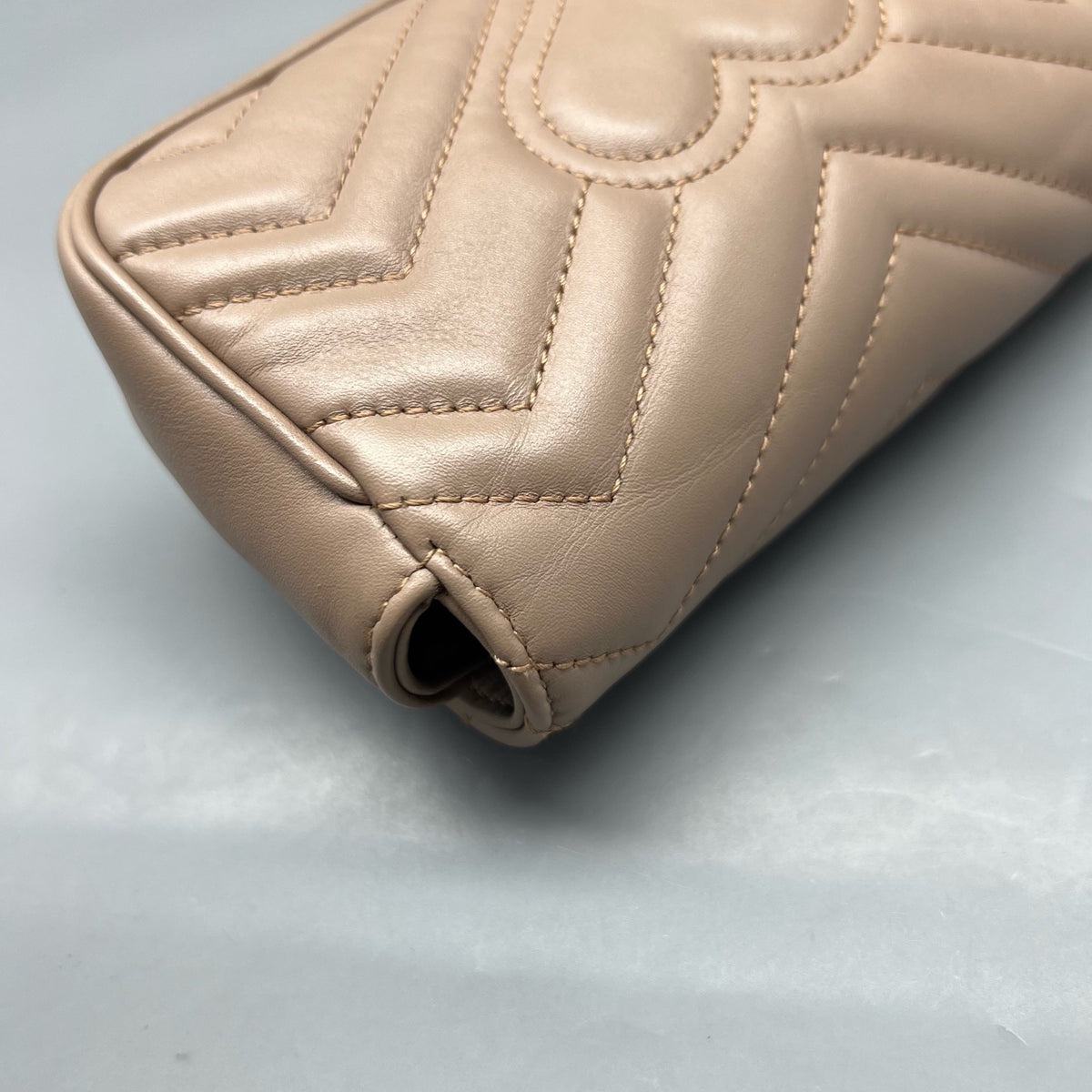 Gucci - GG Marmont Super Mini - Leather - Pink - (mini)