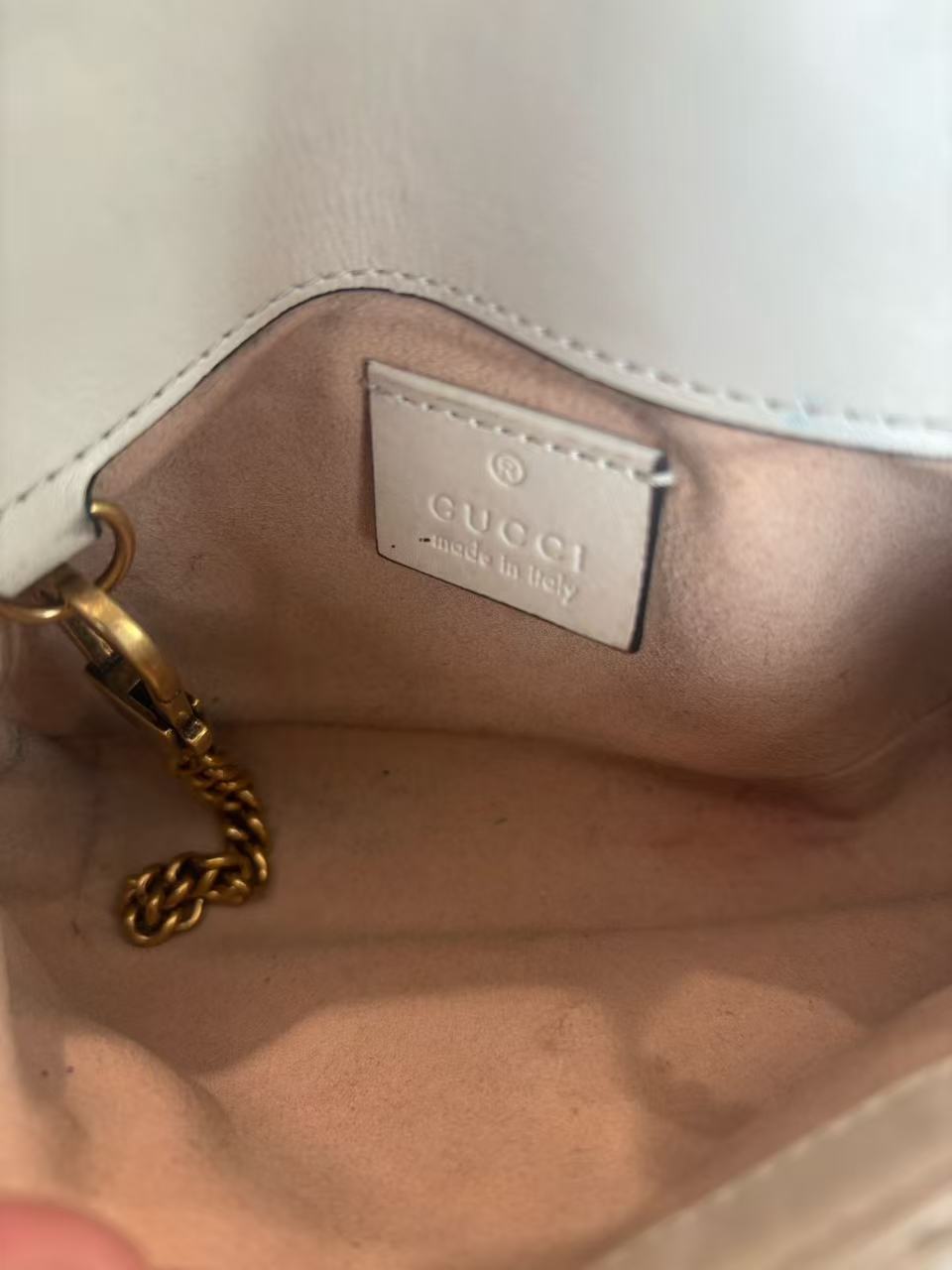 Gucci - GG Marmont Super Mini - Matelassé leather - Beige - (mini)
