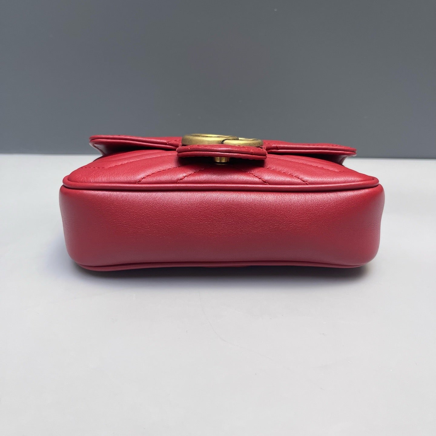 Gucci - GG Marmont Super Mini - Matelassé leather - Red - (mini)