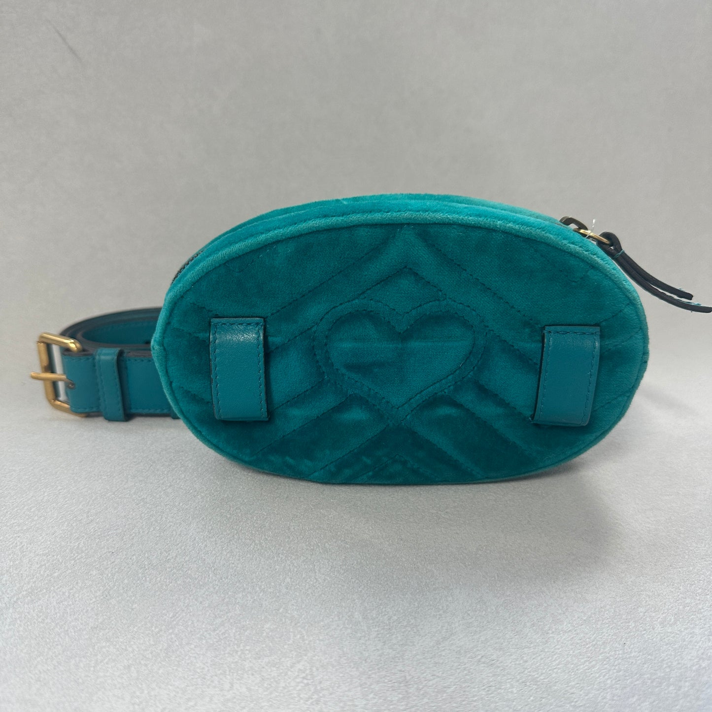 Gucci - GG Marmont - Velvet - Blue - (mini)