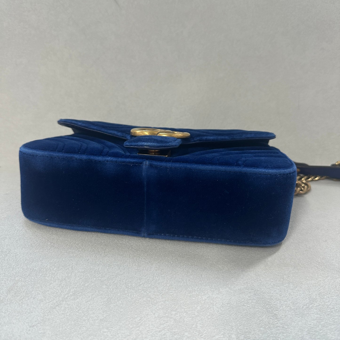 Gucci - GG Marmont - Velvet - Blue - (Mini)