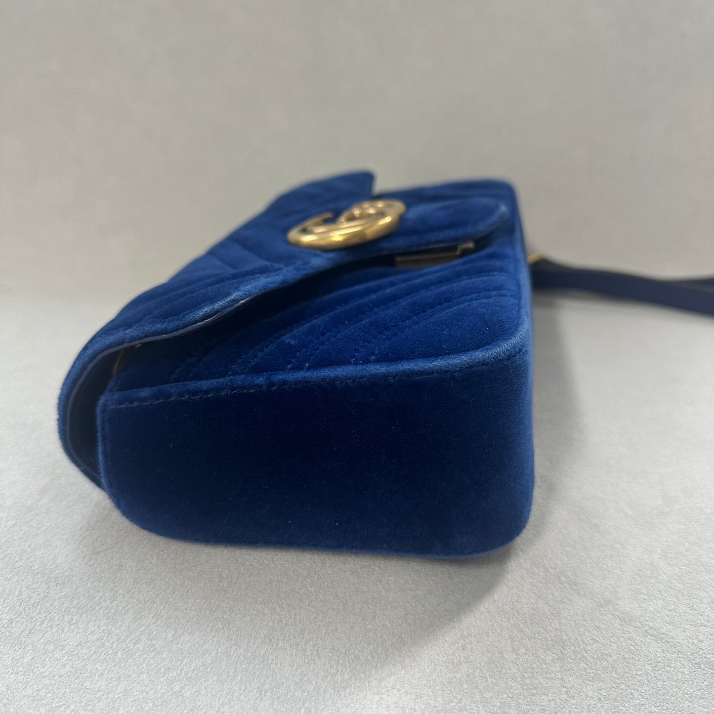 Gucci - GG Marmont - Velvet - Blue - (Mini)
