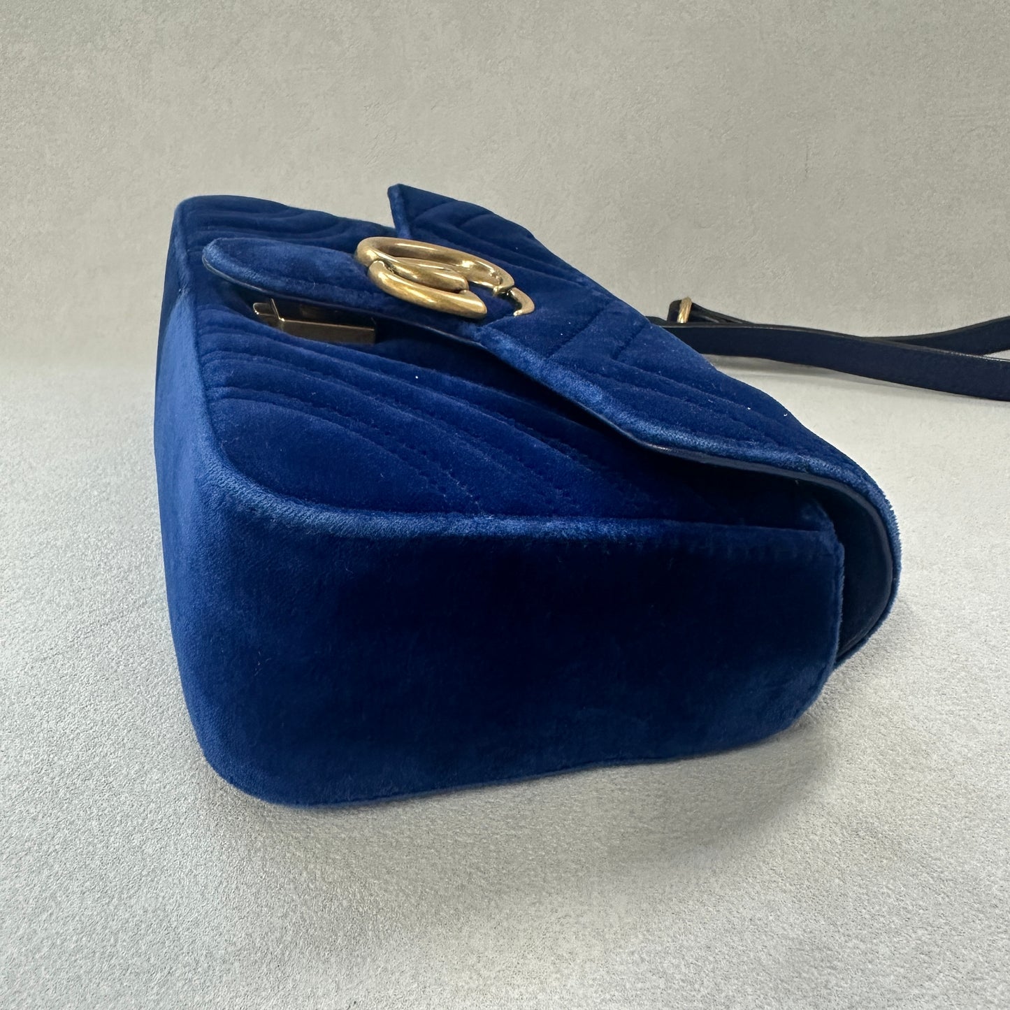 Gucci - GG Marmont - Velvet - Blue - (Mini)