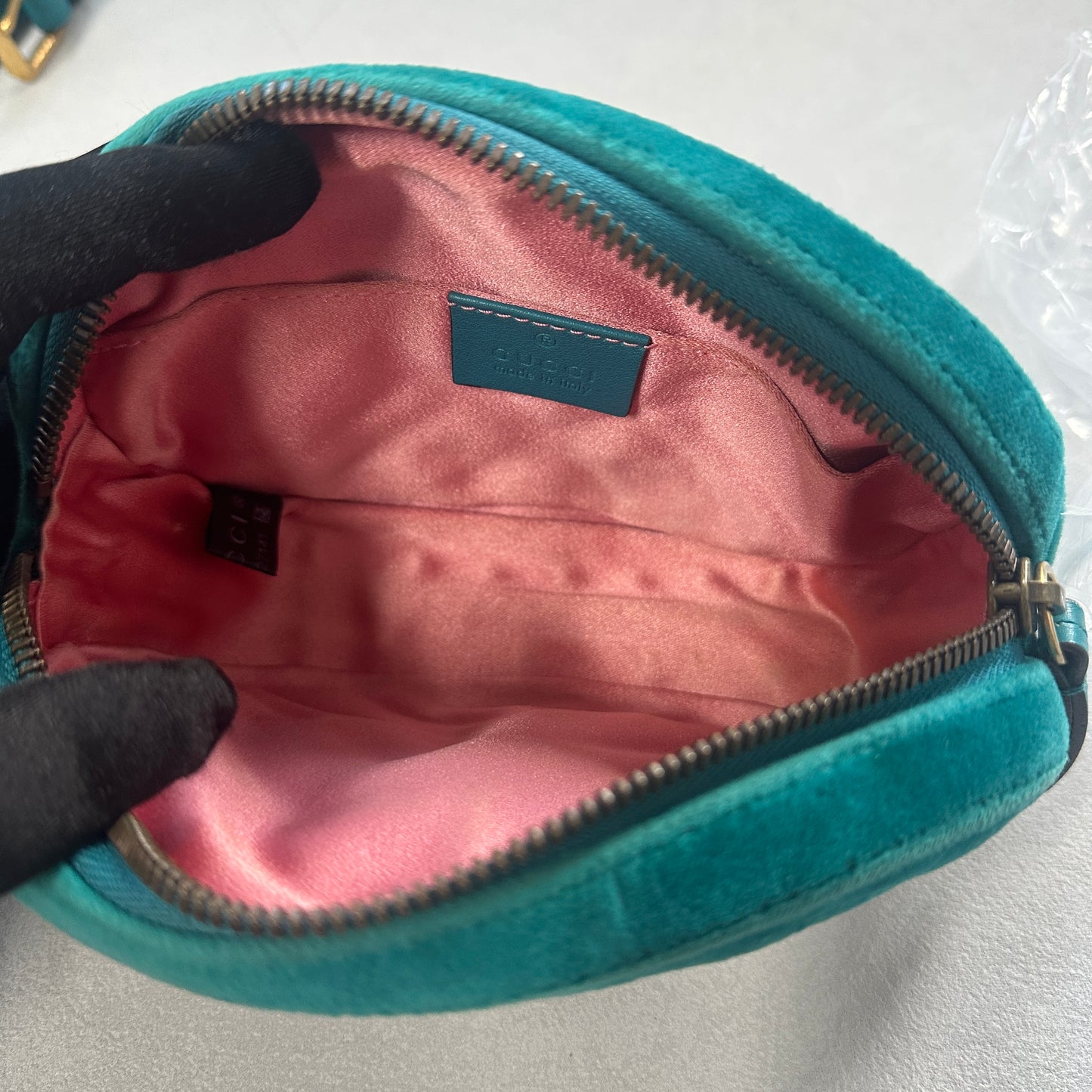 Gucci - GG Marmont - Velvet - Blue - (mini)