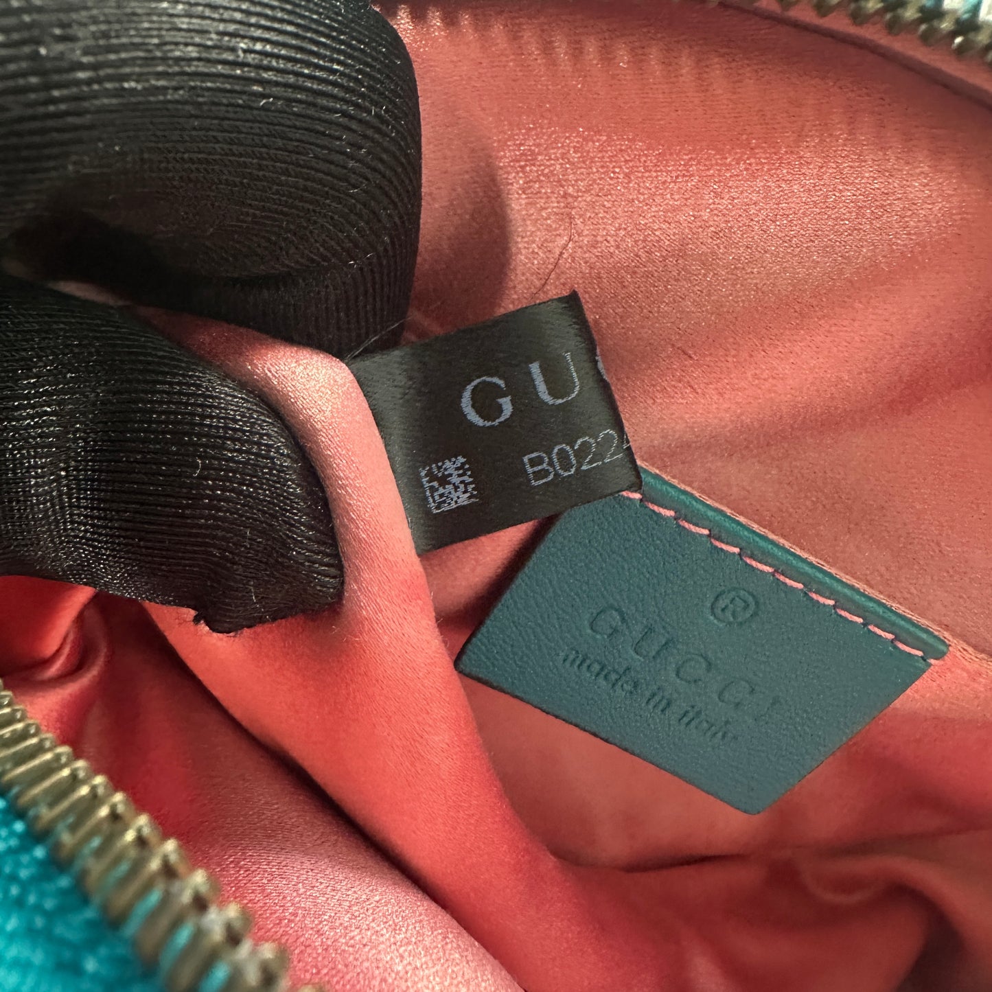 Gucci - GG Marmont - Velvet - Blue - (mini)