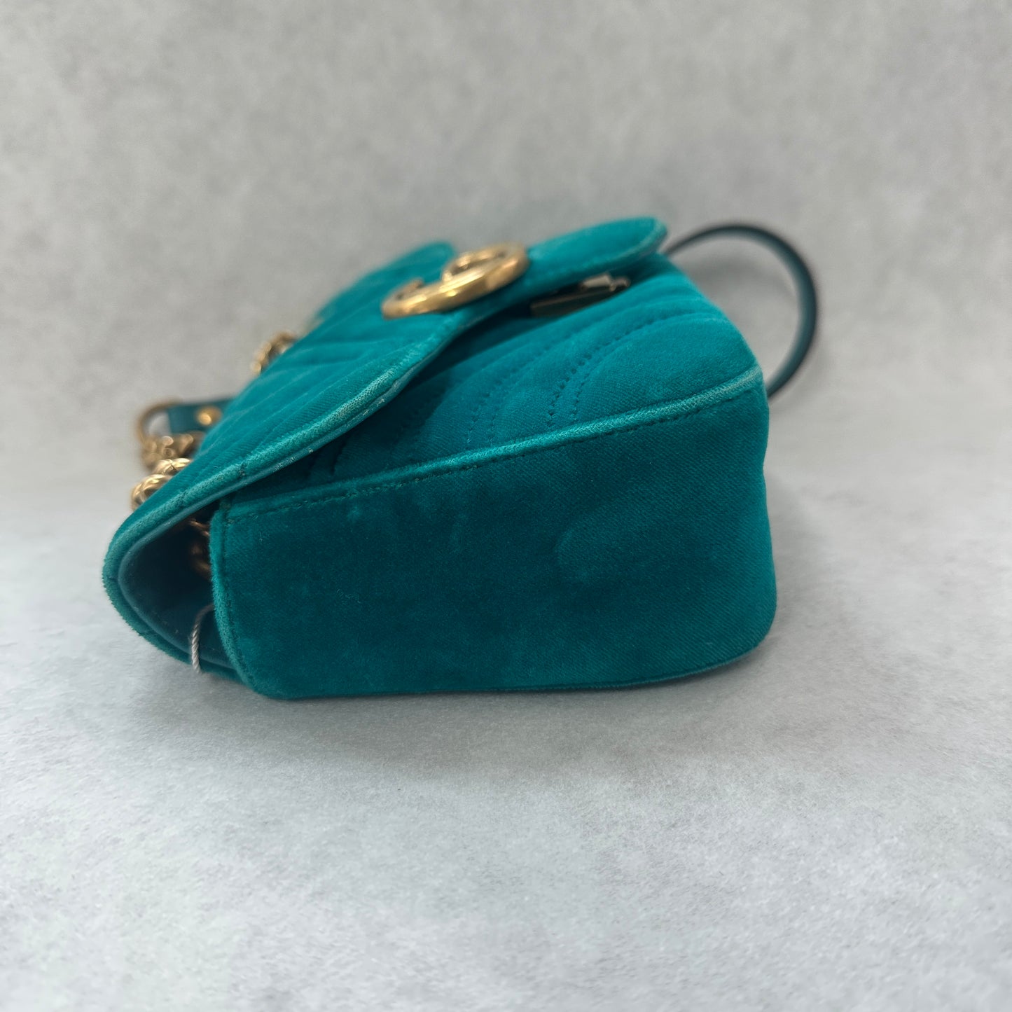 Gucci - GG Marmont - Velvet - Blue - (small)